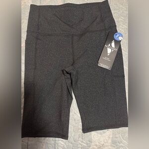 Skechers Womens GO WALK High Waisted 10 Inch Bike Short Grey~Small